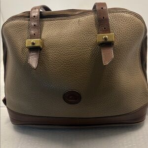 Dooney & Bourke Brown and Tan Shoulder Bag